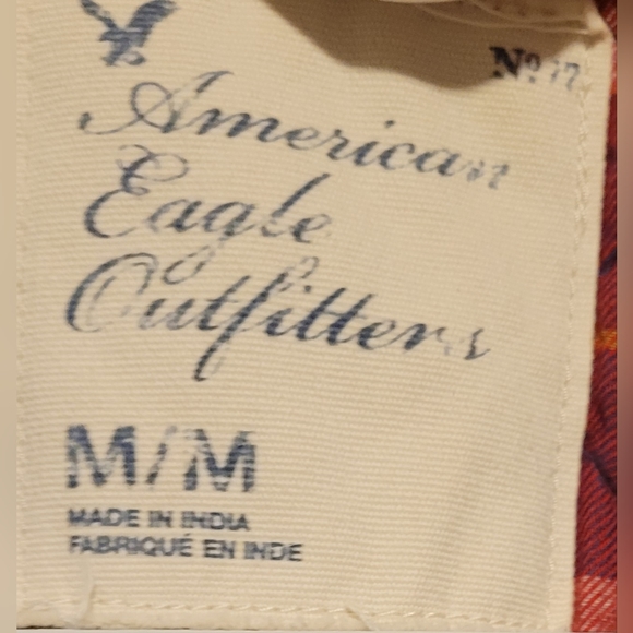 American Eagle Brown Anorak Coat with Quilted Lined inside Medium - Picture 5 of 7